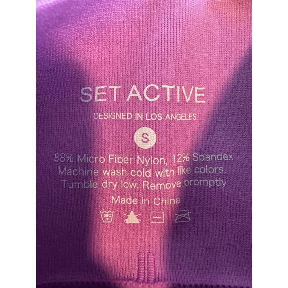 Set Active Sculptflex Leggings Size Small Pink - Picture 4 of 4